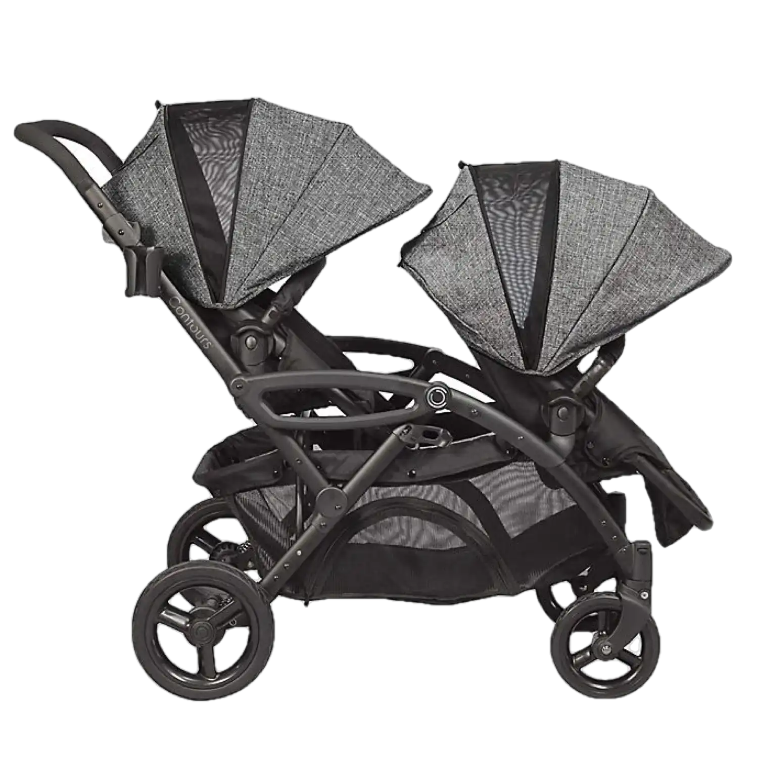 contours option elite tandem stroller Contours ZT018-GRA Options Elite Tandem Stroller Graphite New