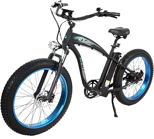 Ecotric Hammer E Bike 48V 13AH 750W 20 MPH Fat Tire Beach Snow Bike Ne FactoryPure