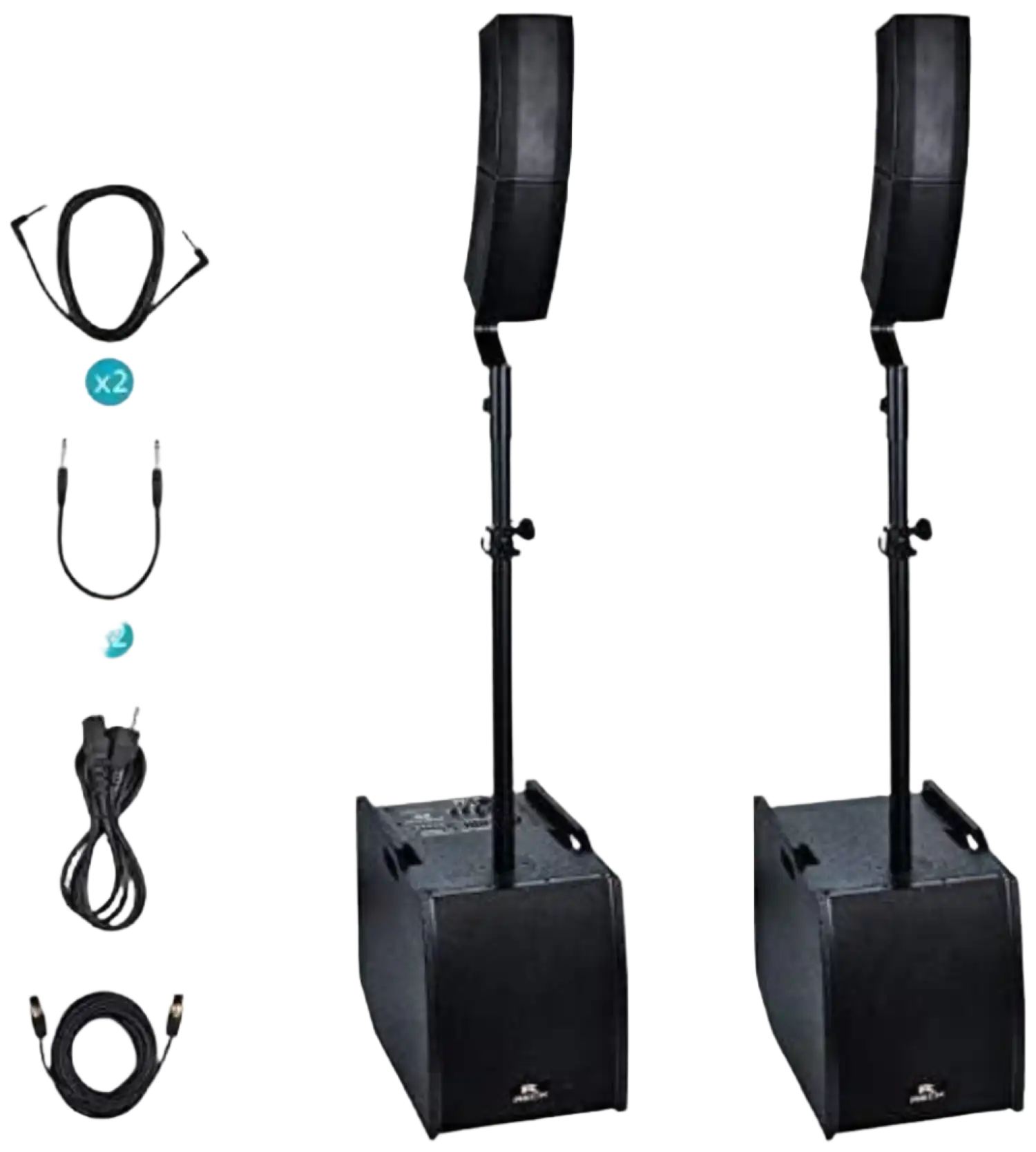 Proreck CLUB-3200 PA Speaker System 3000W Combo 4