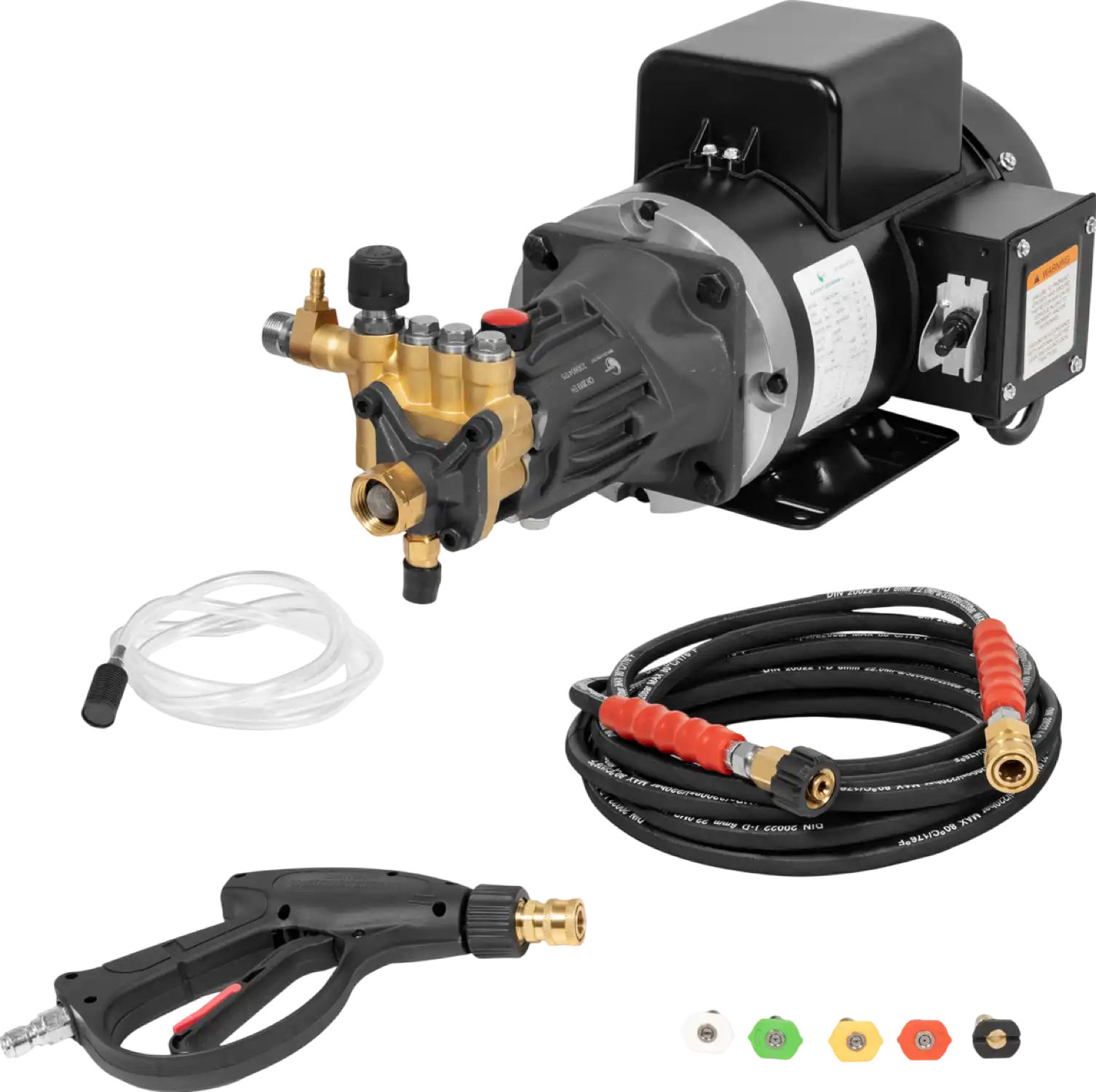 Canpump Electric Pressure Washer Axial Pump 1500 PSI 1.9 GPM 2HP 120V ...