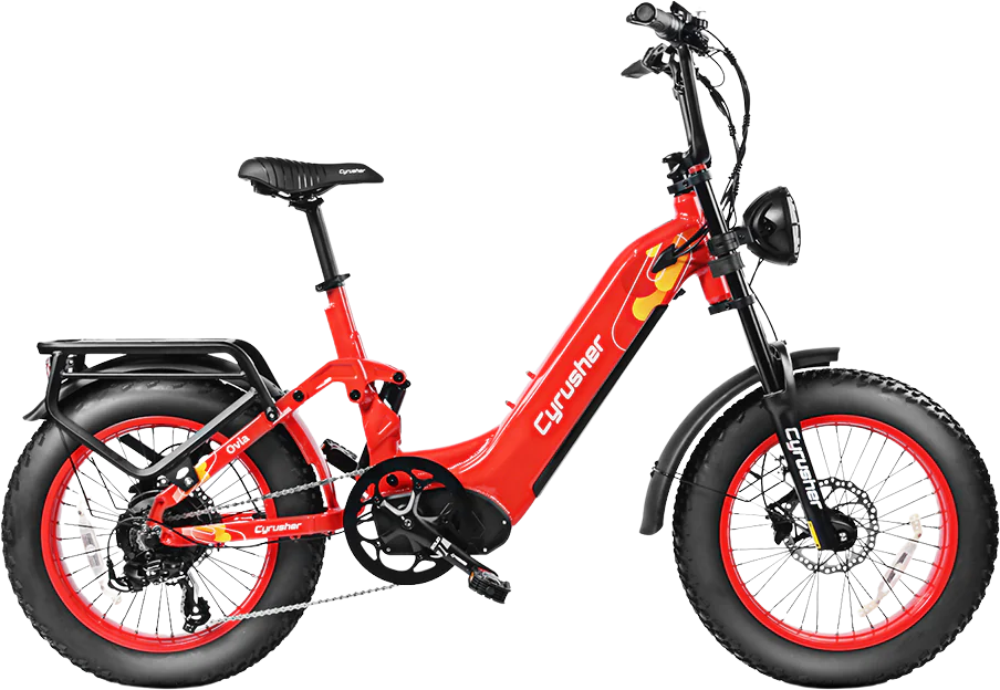 Cyrusher Ovia Electric Bike Step-Through Frame 28 MPH 52 Mile