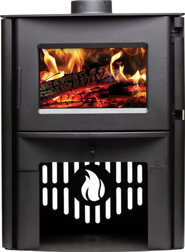 Breckwell Wood Stove with Blower 2,500 Ft 112,800 BTUs