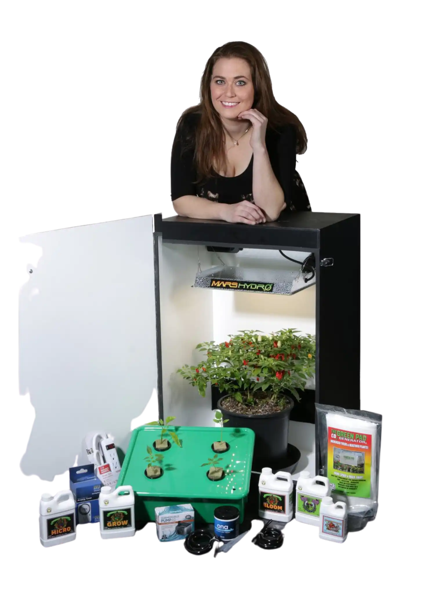 Dealzer Grandma's Secret Garden 6.0 4 Plant LED Grow Box Dealzer Grandma's Secret Garden 6.0 4 Plant LED Grow Box