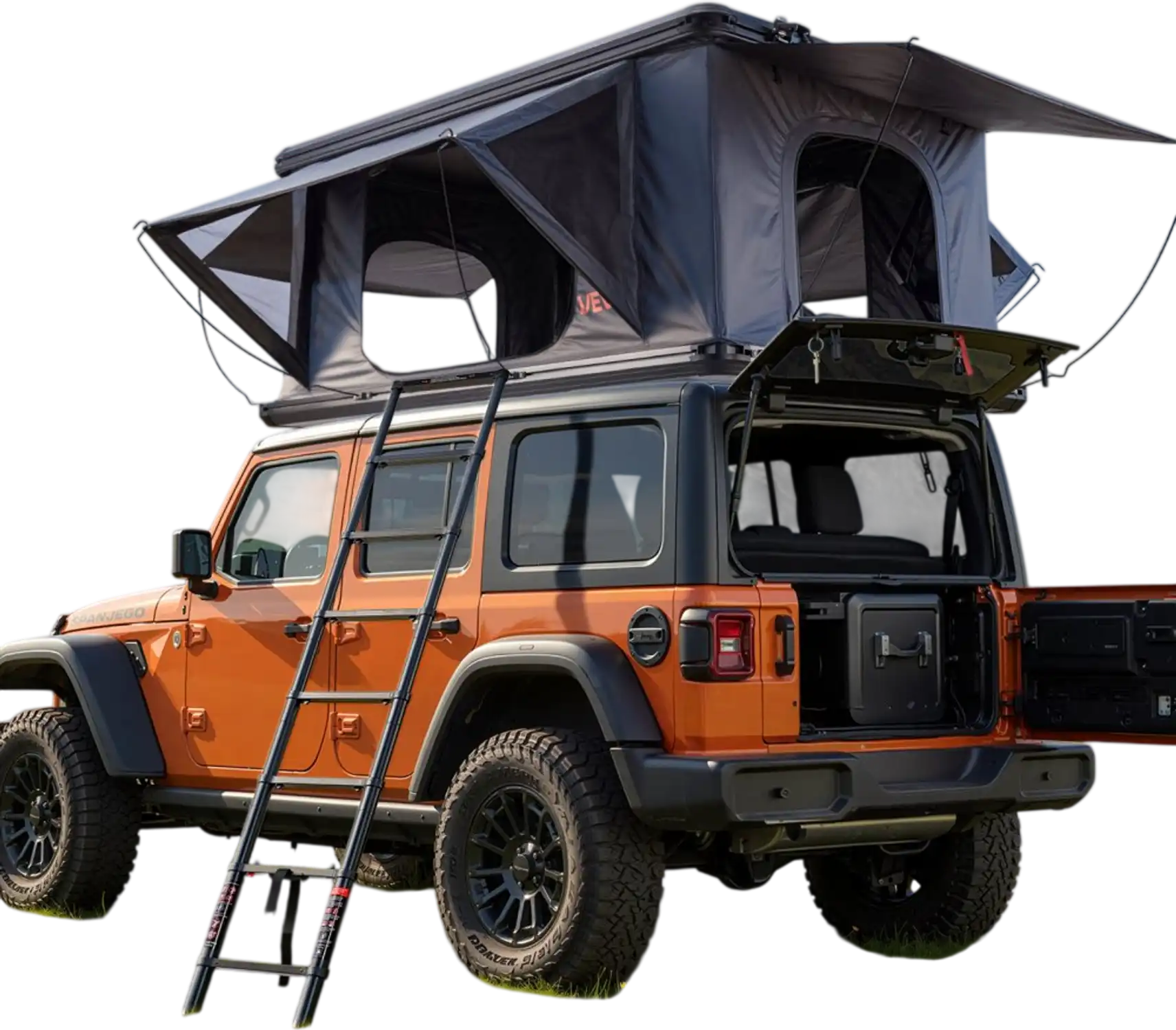 Vevor Rooftop Tent Hard Shell 2-3 Person Aluminum Roof Top Tent with T – FactoryPure