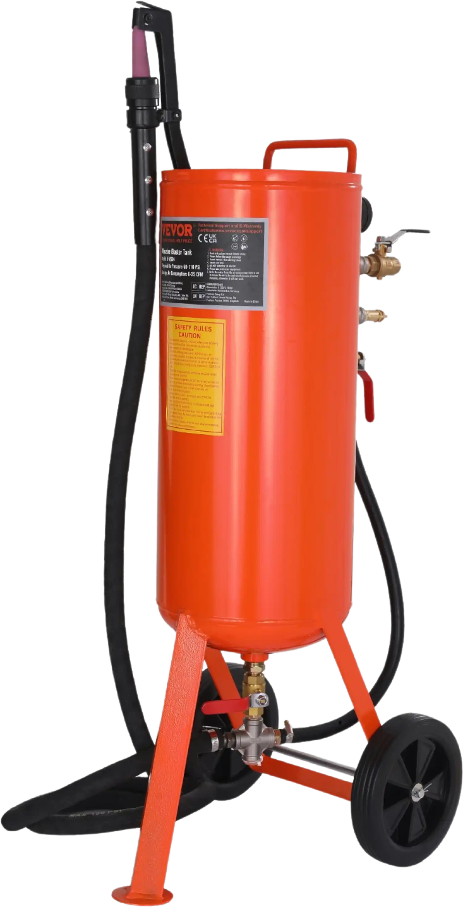 セルライトマシーン パルバスター Vevor Sand Blaster Portable 10 Gallon with 2 Ceramic