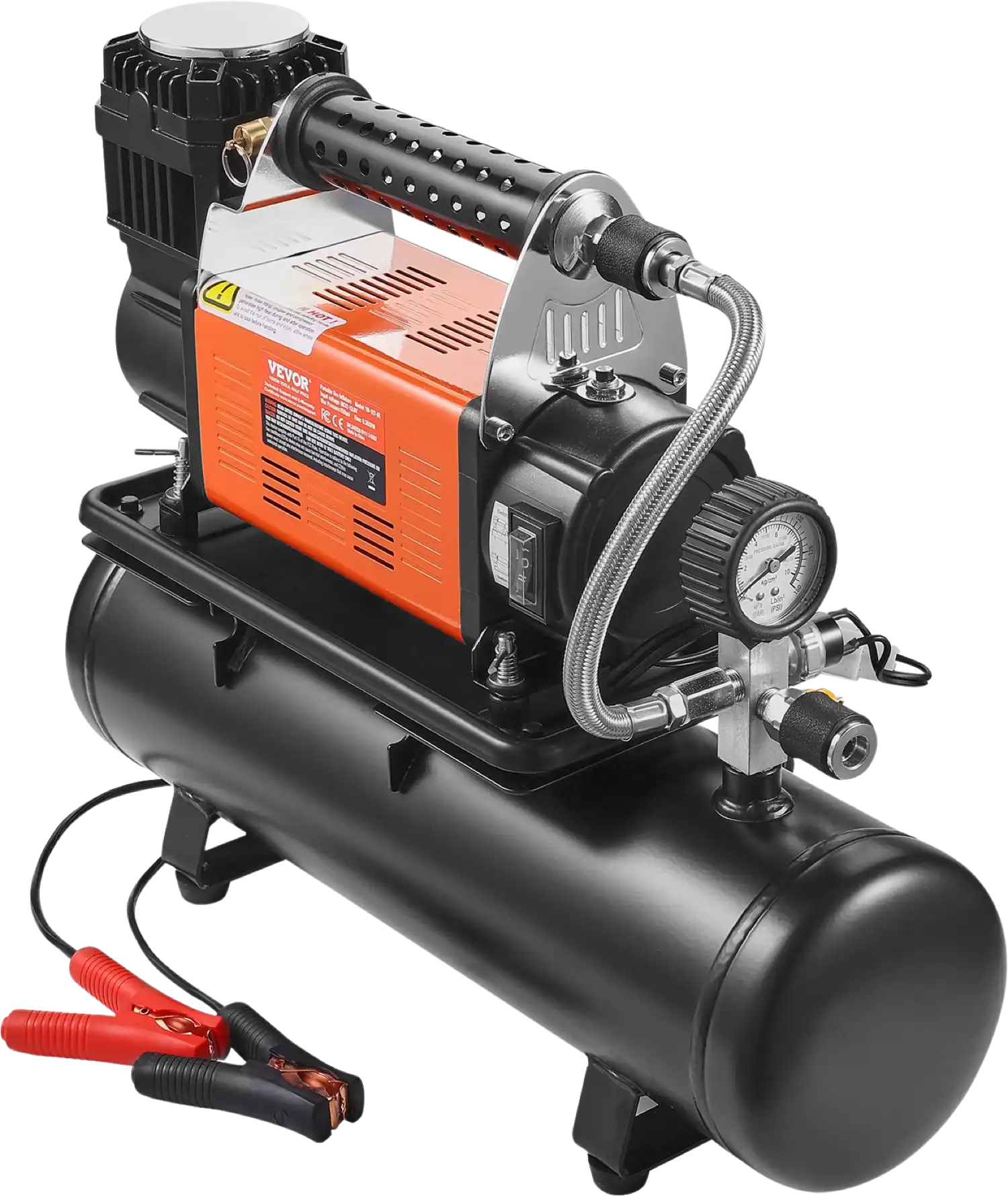 Vevor Portable Tire Inflator 150 PSI Air Compressor & 6L