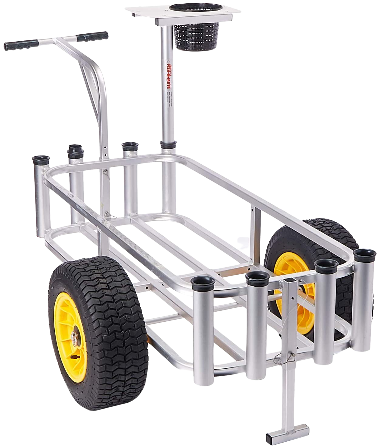 Fish-N-Mate Pier Cart with Cutting Board and Bait Basket