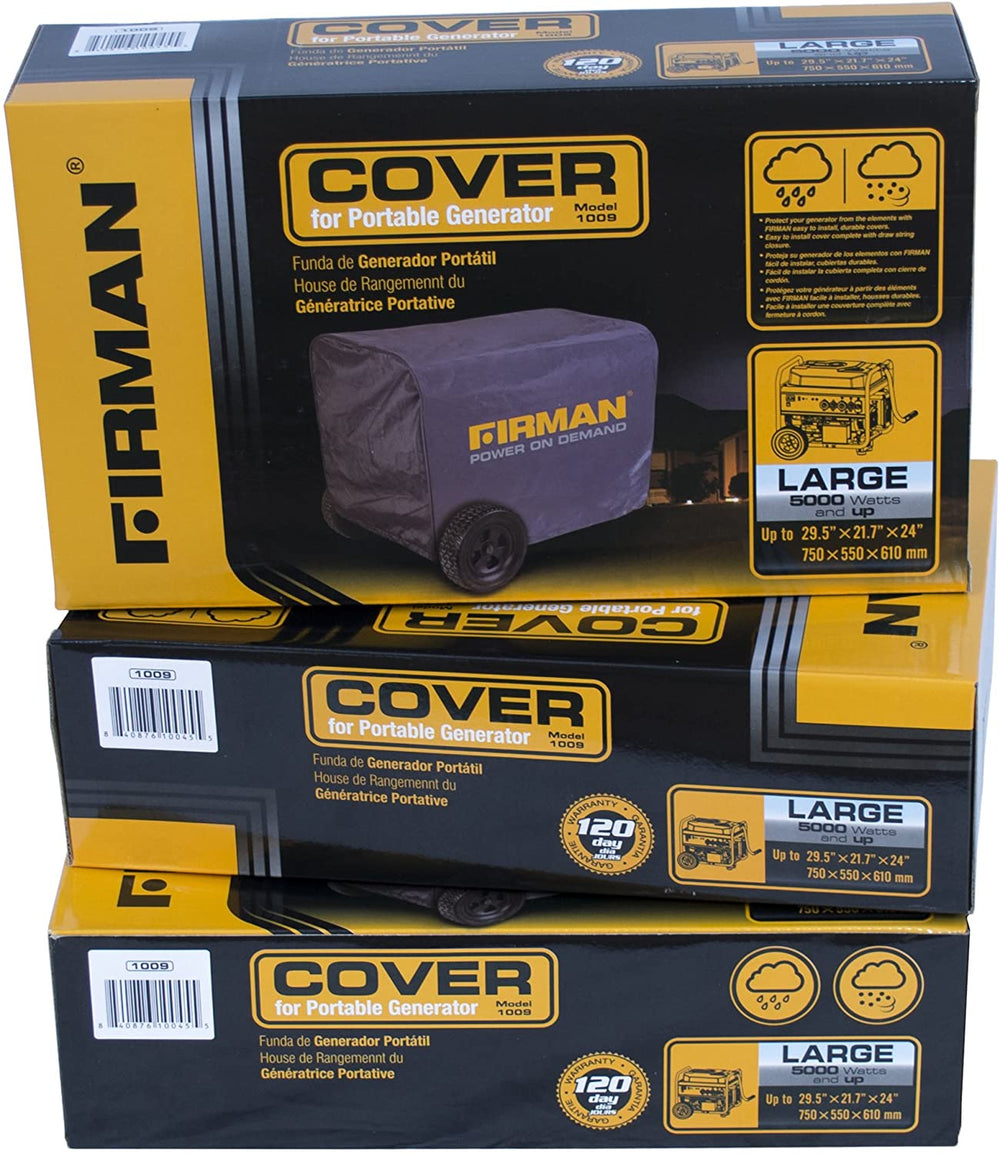 Firman 1009 Cover For Portable Generators Over 5500W New