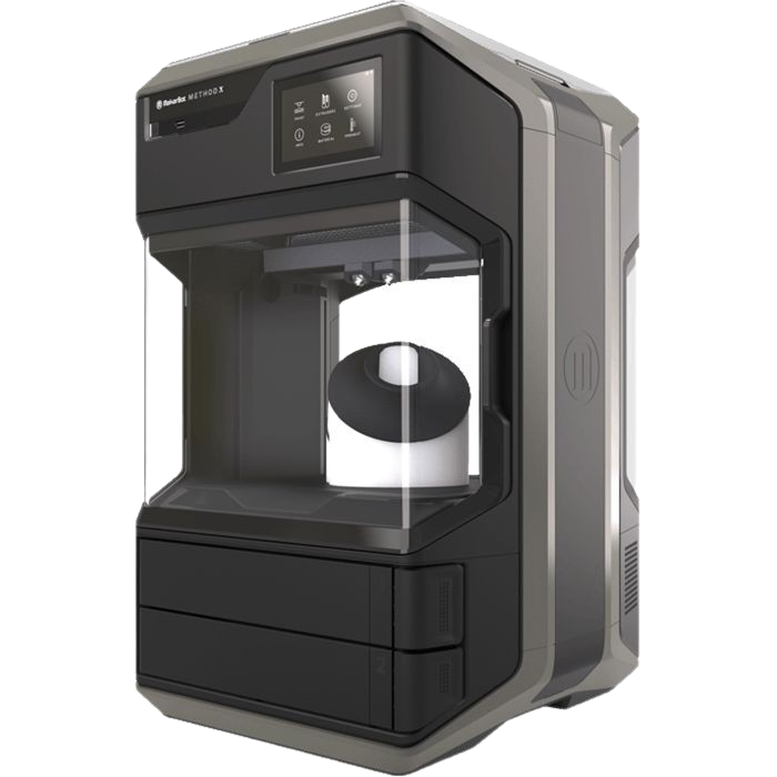 Økologi Gangster Lee MakerBot Method X 3D Printer 17.2" x 25.6" 20-400 Micron Layer Resolut –  FactoryPure