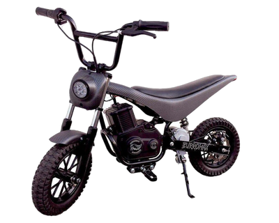 Burromax TT750R 36V 750W Kids Off Road Electric Lithium Ion Powered Ride On Mini Pocket Dirt Bike Matte Black New