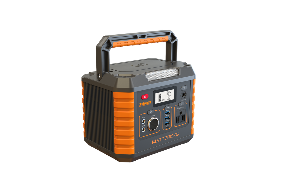 WattBricks MP330 Portable Power Station Solar Generator 330W 288Wh New