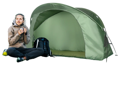 Costway Elevated Cot Compact Tent Set Green 26374805 New