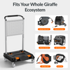 Giraffe Tools Heavy Duty Rolling Utility Cart Black & Silver Gray New