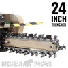 BigBear Power BBT624 Trencher 24 in. 15 HP Rato Engine 200 ft/Hr New
