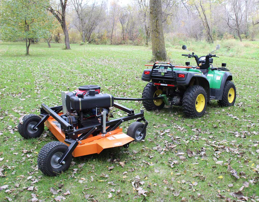Brave Finish Cut Pull-Behind Mower 60 in. Deck 25 HP Honda GXV630 Engine Electric Start New