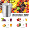 11-quart stainless steel fruit juicer steamer with tempered glass lid, ideal for making fresh juice and syrups.