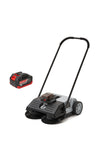 22" Battery Powered Artificial Grass & Hard Surface Sweeper