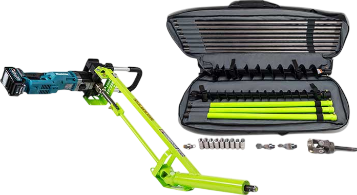 MiniTrencher SB431e SiBore Drill Full Package Boring Auger Battery Powered New