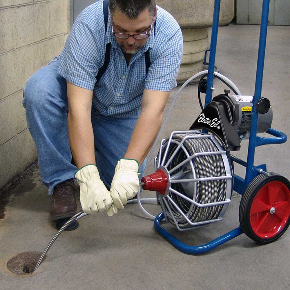 Electric Eel Z5 Drain Cleaner 1/2 in. x 75 ft. 1/3 HP Manual Feed Complete Kit New