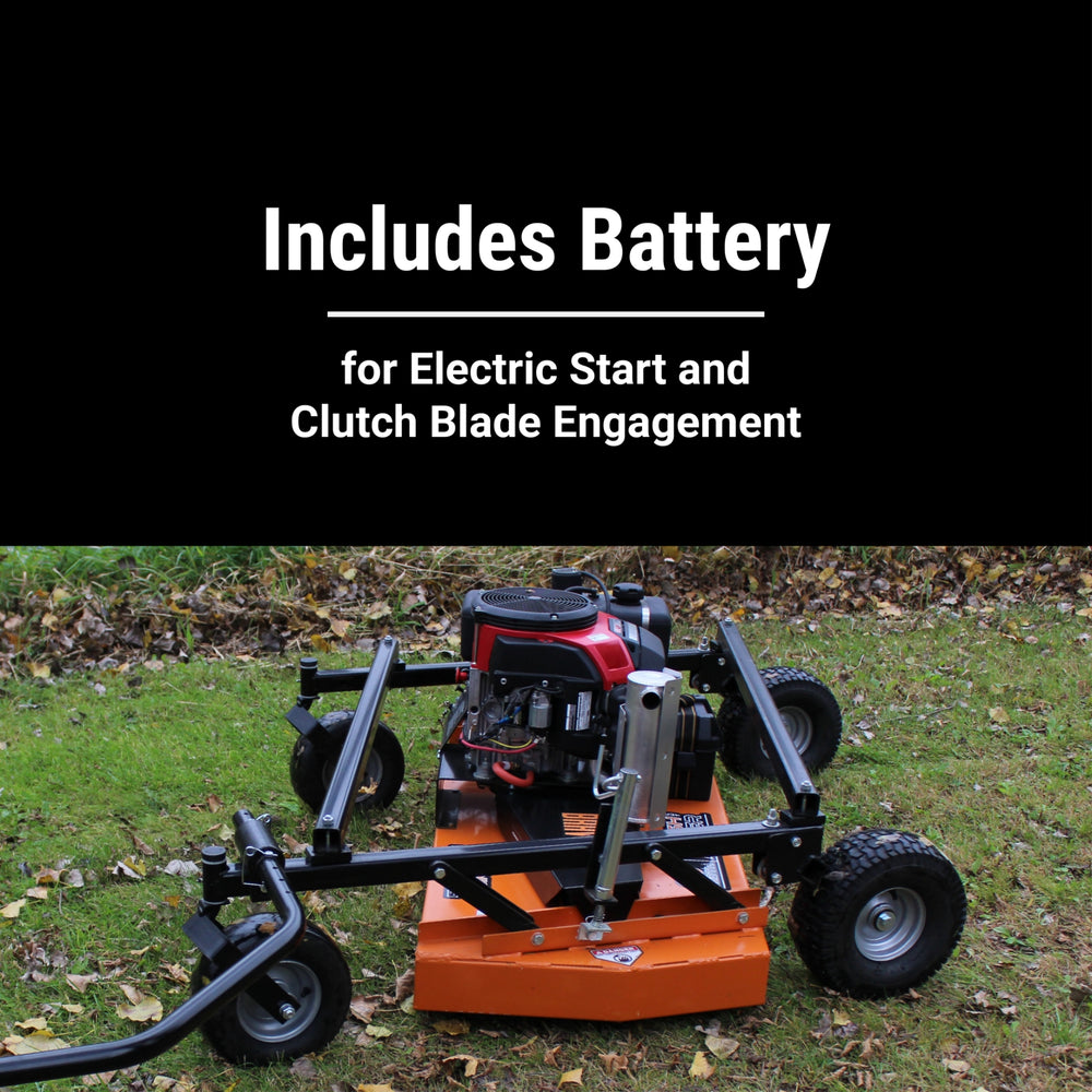 Brave Finish Cut Pull-Behind Mower 60 in. Deck 25 HP Honda GXV630 Engine Electric Start New
