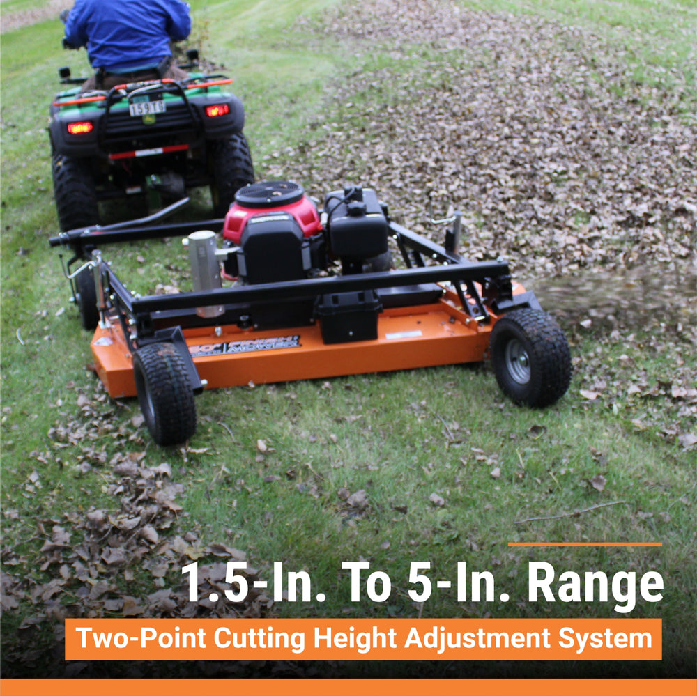 Brave Finish Cut Pull-Behind Mower 60 in. Deck 25 HP Honda GXV630 Engine Electric Start New