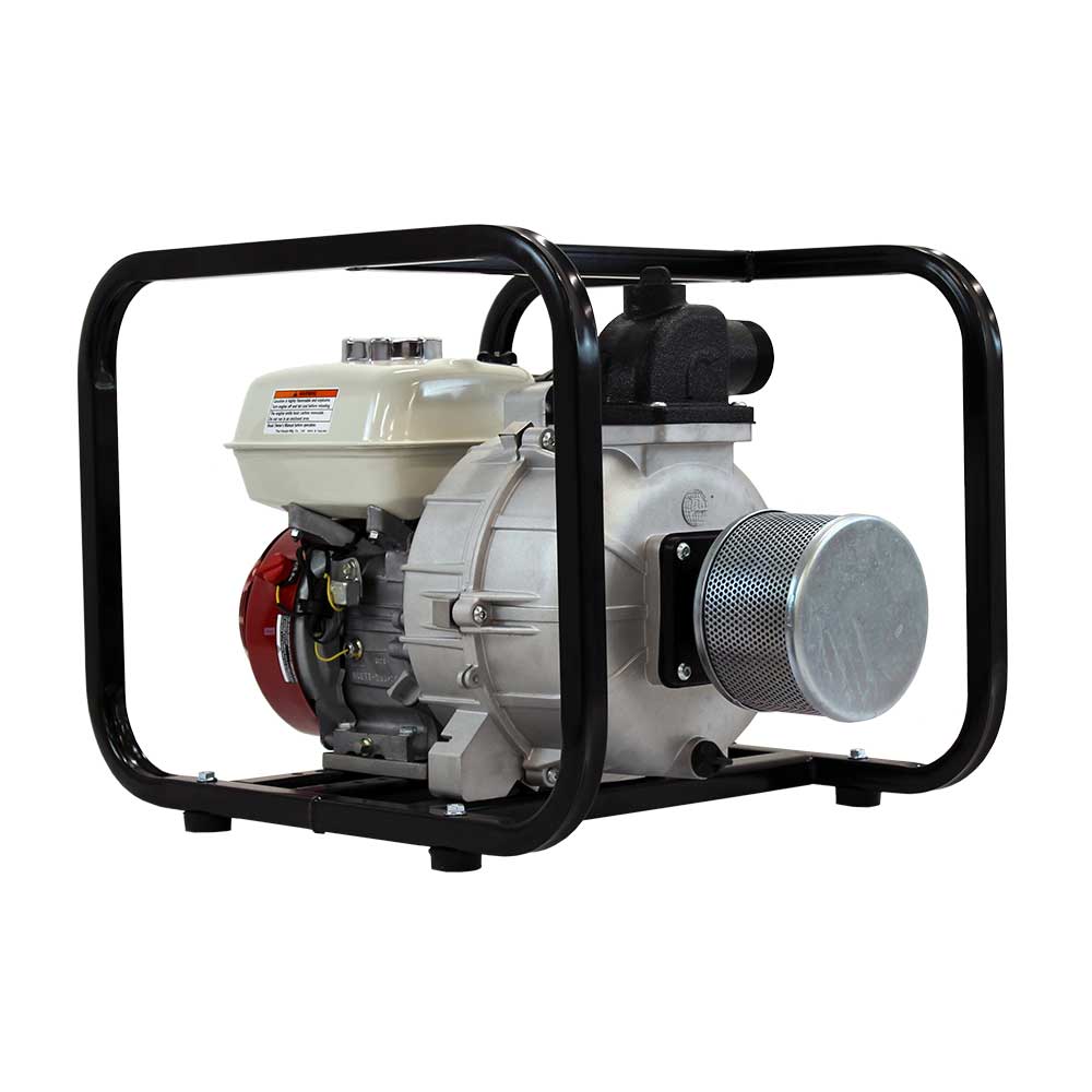 Brave Hi-Pressure Water Pump 120 GPM 2 in. Threaded Shaft 196cc Honda GX200 Engine New