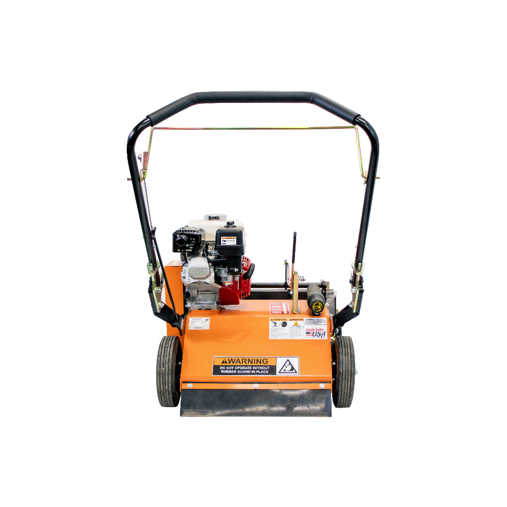 Brave U Turn Power Rake Dethatcher 20 in. Width Honda GX160 Engine New
