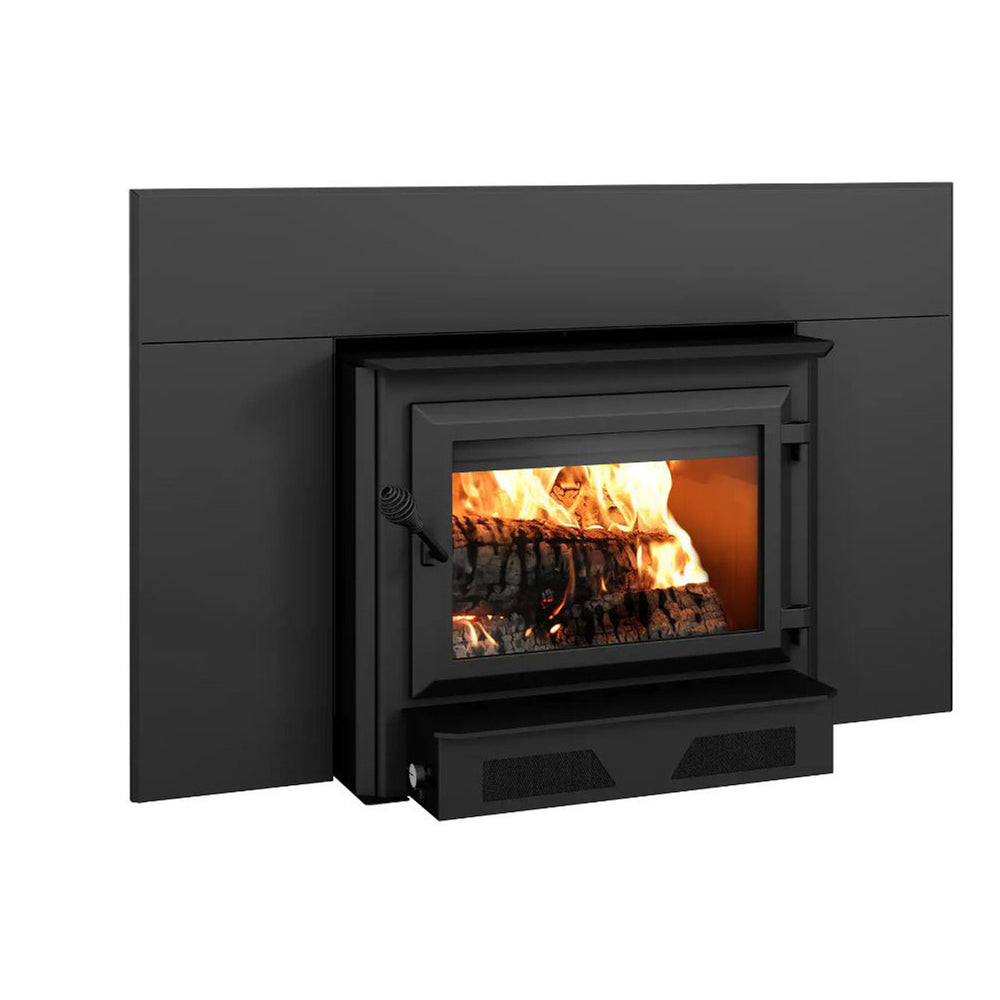 Ventis HEI350 Fireplace Insert Wood Burning with Blower 144 CFM 110,000 BTU 2,700 Sq. Ft New