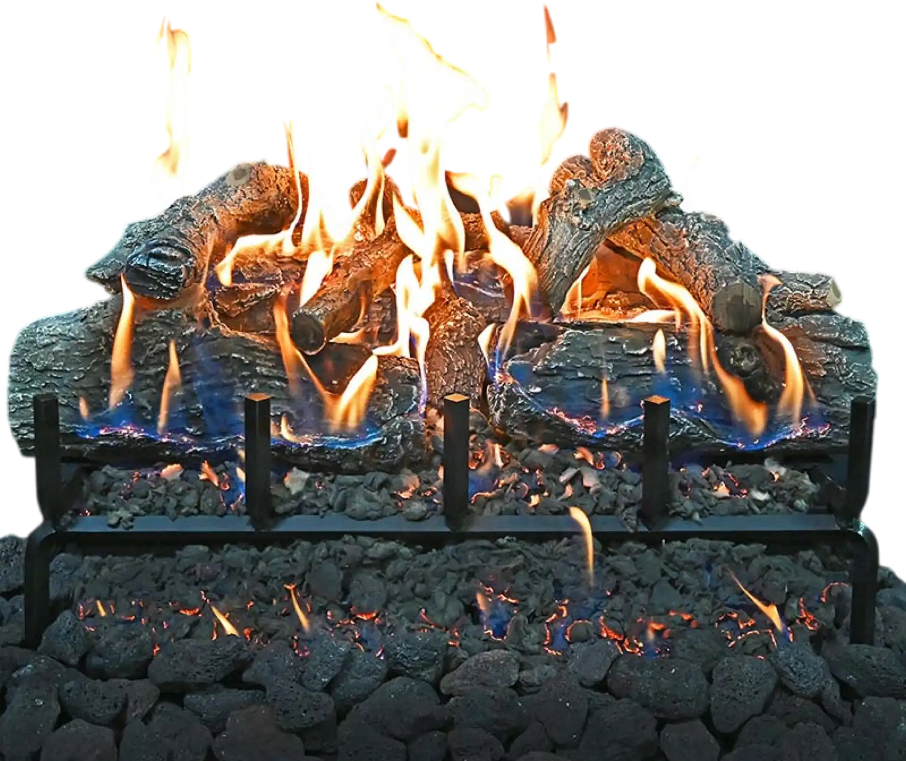 Grand Canyon Lava Front View Burner 24