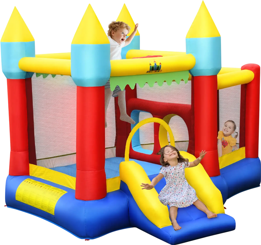 Inflatable Bounce Slide Jumping Castle Without Blower