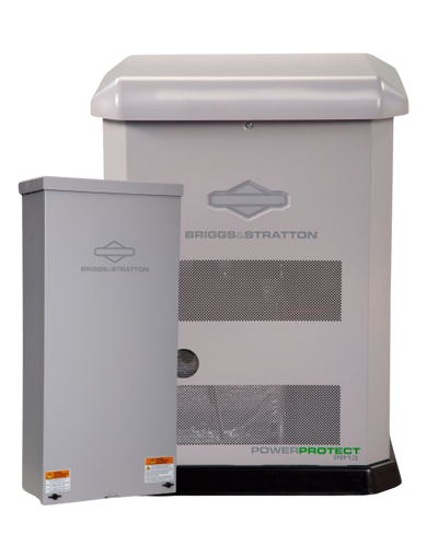 Briggs & Stratton 040743 Power Protect 13kW Standby Generator LP/NG with 200 Amp Automatic Transfer Switch and Symphony Choice Kit New