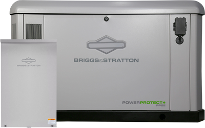 Briggs & Stratton 040795 Power Protect+ 22kW Standby Generator LP/NG with 200A Automatic Transfer Switch and Symphony Choice Kit New