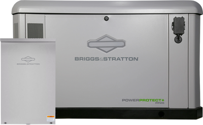 Briggs & Stratton 040814 Power Protect+ 26kW Standby Generator LP/NG with Dual 200A / Split 400A Automatic Transfer Switch New