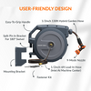 Giraffe Tools AW40 Retractable Garden Hose Reel Bundle 130ft + 130ft New