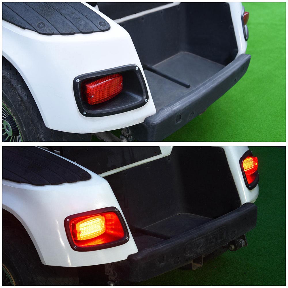 Yescom Golf Cart Halogen Headlight & LED Tail Light Kit for EZGO TXT 12V New