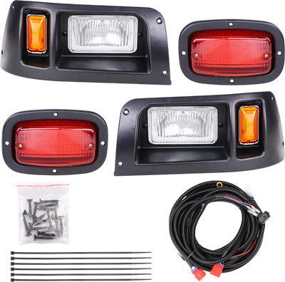 Yescom Golf Cart Halogen Headlight & LED Tail Light Kit for Club Car 12V 27W New