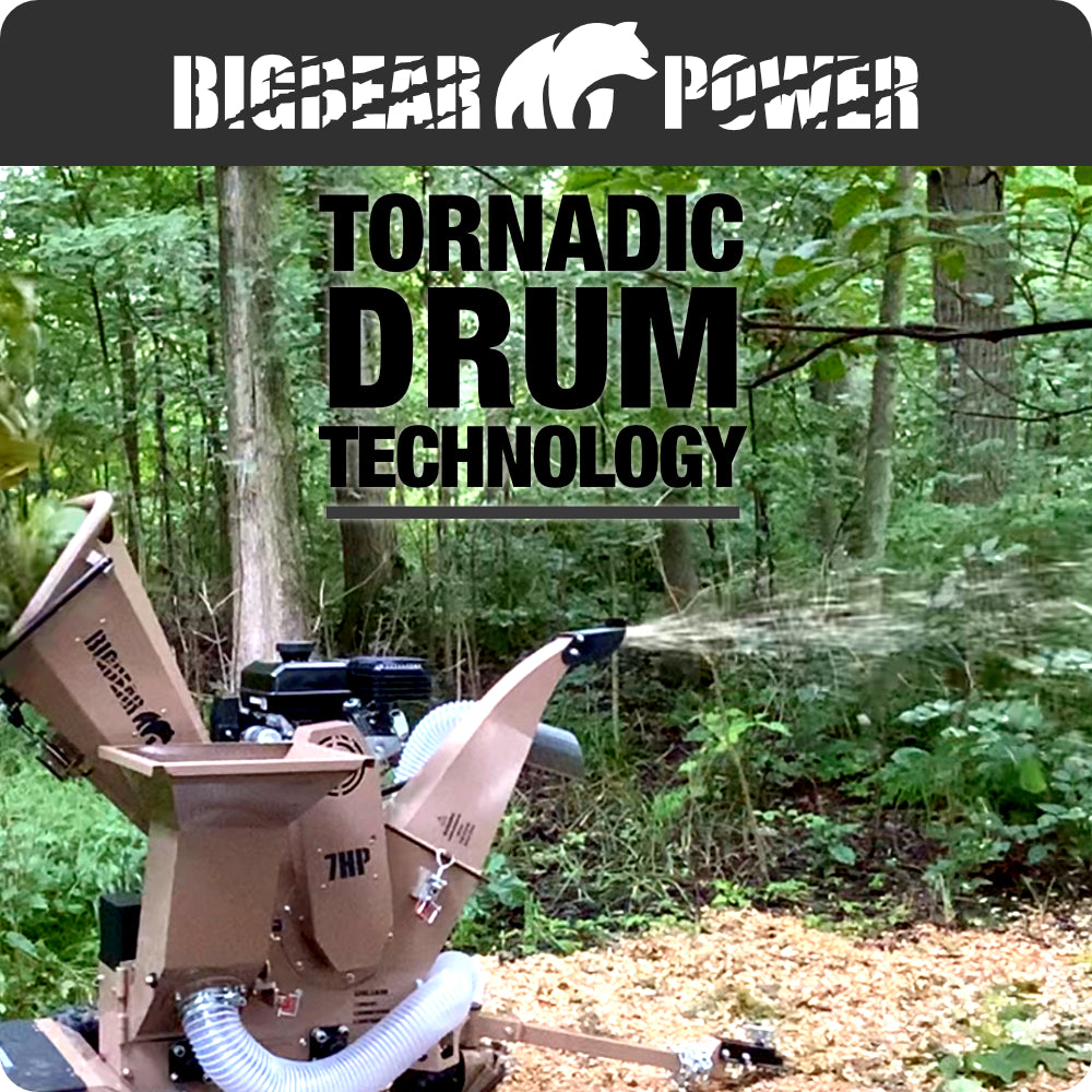 BigBear Power BBC31E Tornadic Wood Chipper 3