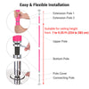 Yescom Portable Spinning Pole 9ft D45mm Silicone New
