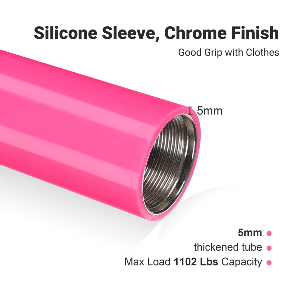 Yescom Portable Spinning Pole 9ft D45mm Silicone New