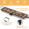 Extra large 35" x 9" electric griddle with adjustable temperature, non-stick surface, and cool-touch handles for easy.