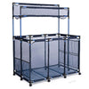 Yescom Pool Toy Storage Bin Mesh Rolling Cart Steel New