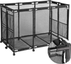 Yescom Pool Toy Storage Bin Mesh Rolling Cart Steel New