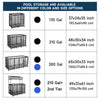 Yescom Pool Toy Storage Bin Mesh Rolling Cart Steel New