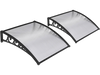 Yescom Door & Window Poly Awning Canopy 40"x40" 2-Pack New