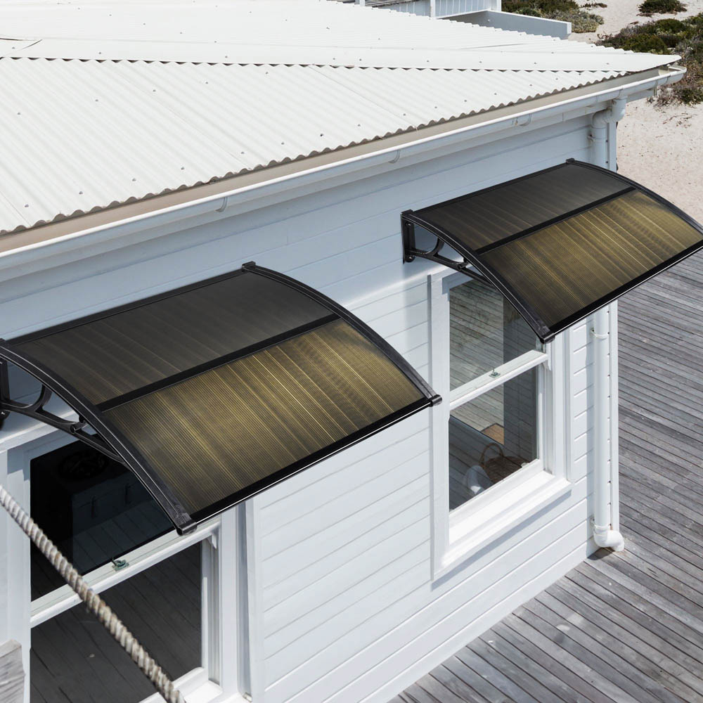 Yescom Door & Window Poly Awning Canopy 40"x40" 2-Pack New