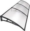 Yescom Door & Window Poly Awning Canopy 120" x 40" Brown Black(Spliced) New