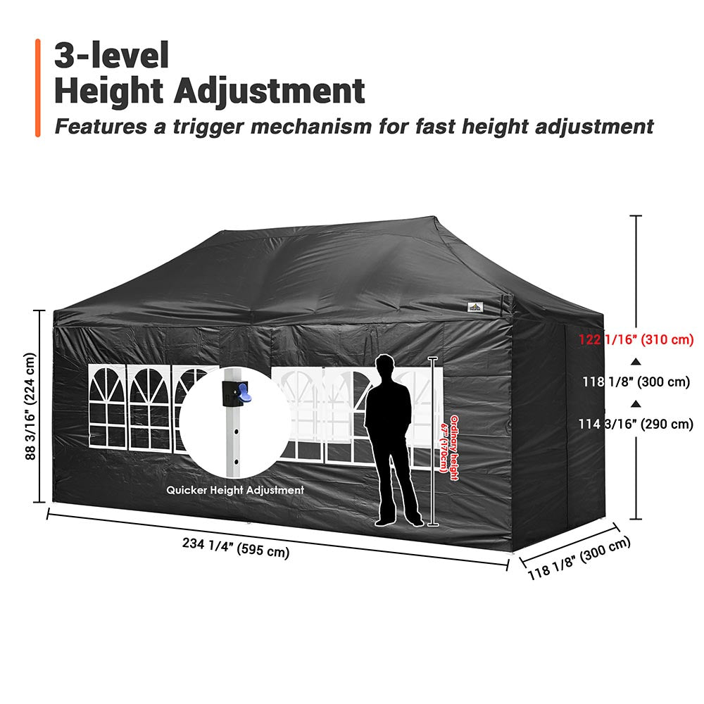 Yescom Pop Up Canopy Tent 10'x20' Waterproof New