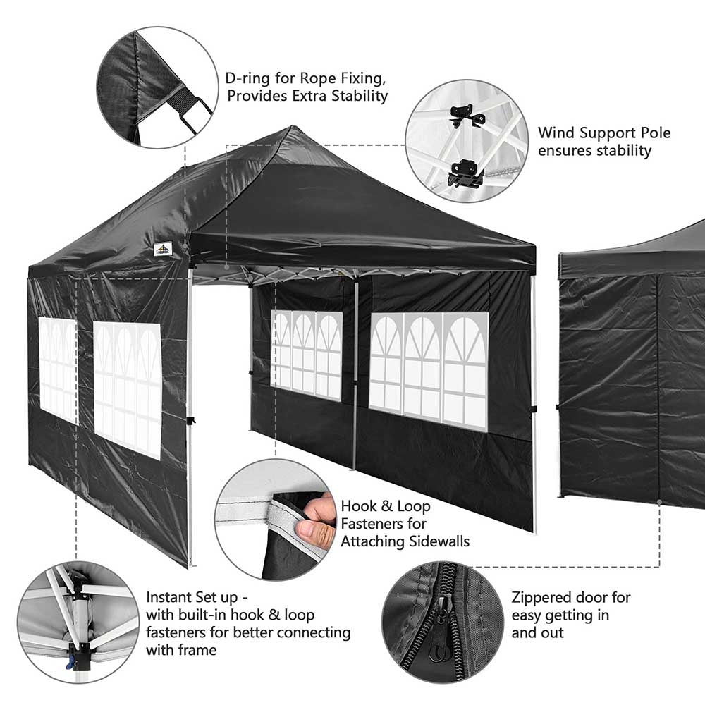 Yescom Pop Up Canopy Tent 10'x20' Waterproof New