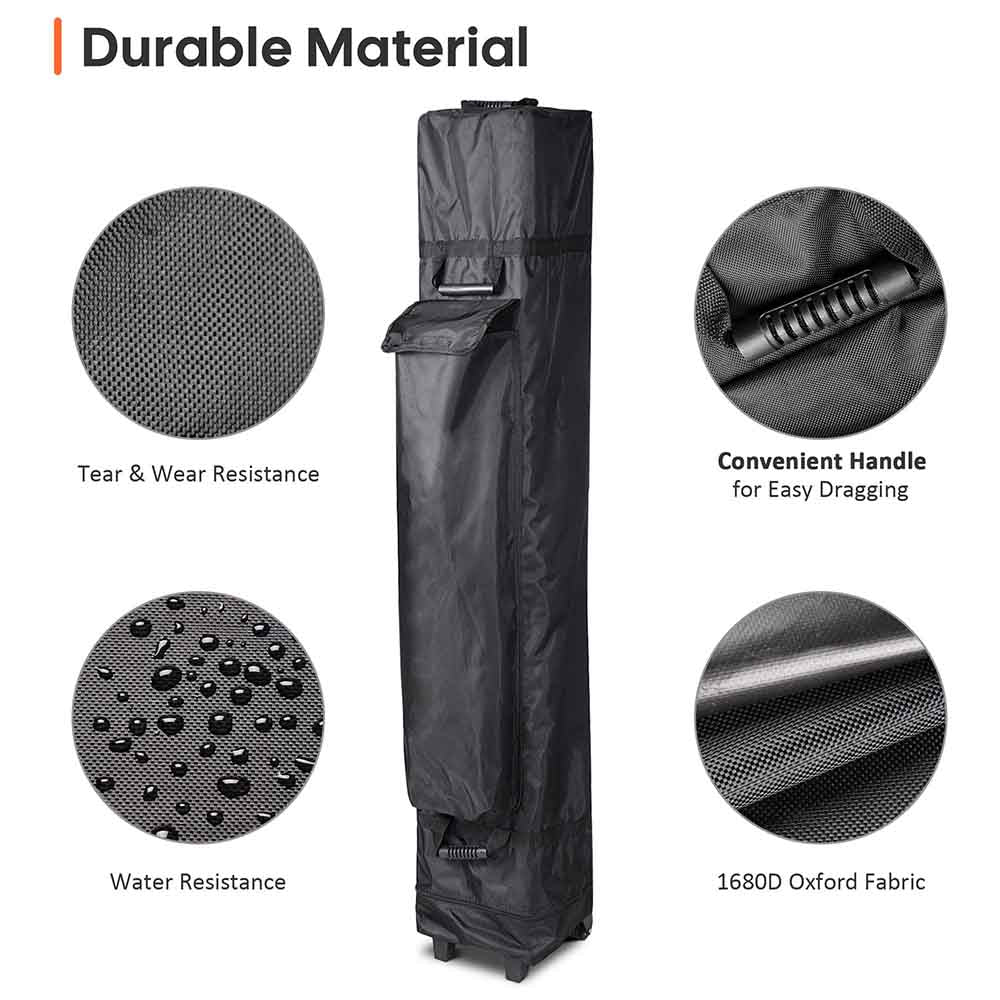 Yescom Canopy Storage Bag w/ Wheels 11x11x63" for 10x10 New