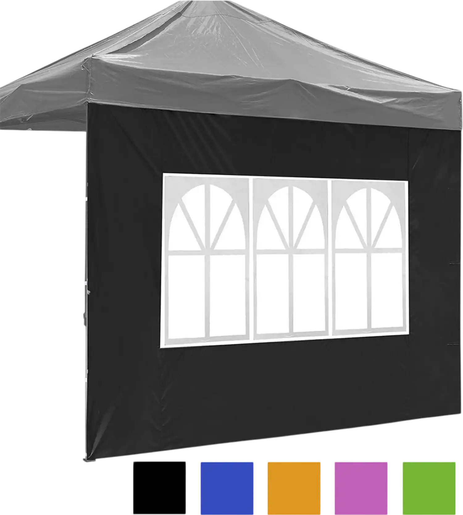 Yescom Canopy Tent Wall with Windows 1080D 9.6x6.7ft Blue 1pc New